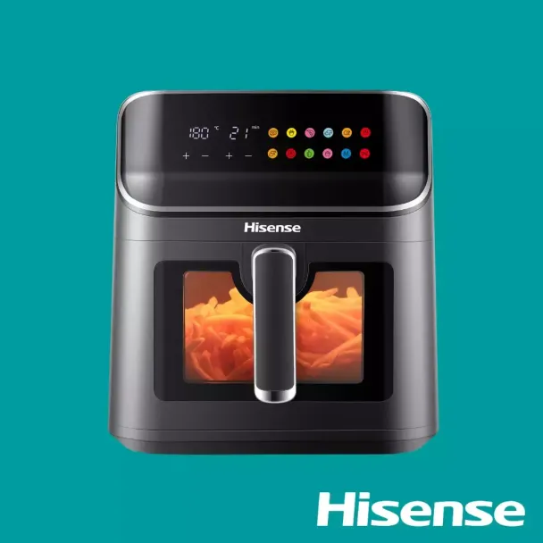 HISENSE Air Fryer 6.7L Pot 5L Basket |H06AFBS2S3